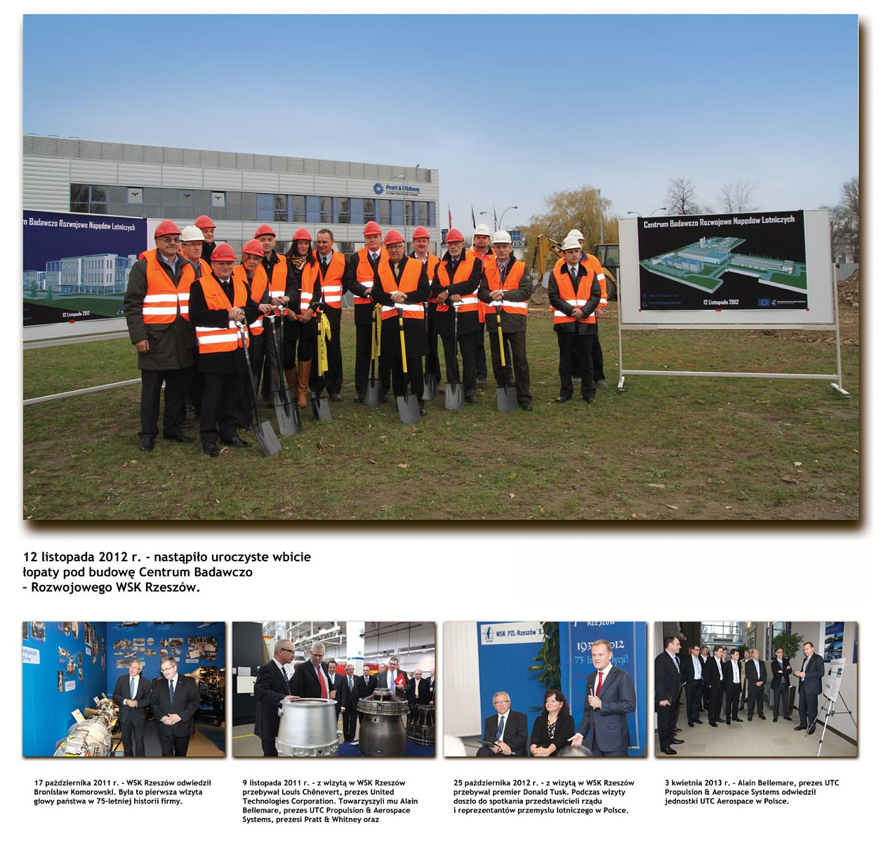 Wbicie łopaty pod budowę CBR